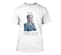 drdSED66DD Nicole Kidman T Shirt White XL