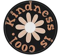 Dreacoss Targa rotonda in metallo rustico, decorazione da parete Kindness is cool, targa rotonda in metallo per casa, giardino, cucina, bar, caffetteria, ristorante, garage, arte da parete retrò