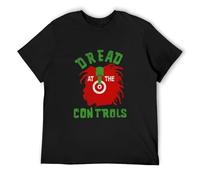 Dread at The Controls T-Shirt Simple Style Tee Printed Short-Sleeve for Men T-Shirt Black S
