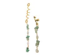 Dreadlock Charms - Natural Stone Hair Jewelry | 2 Piece Set