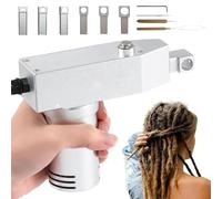 Dreadlock Machine - Mini macchina portatile elettrica istantanea portatile per estensioni Loc, trecce e dreadlocks, compatibile con dimensioni da 6 a 16 mm