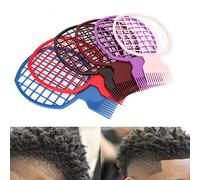 Dreadlocks di Parrucchiere Set di Pettine con Foglio di Stagno Permanente Calda-6pcs Materiale ABS, Design a Forma di Rete Resistente Ad Alta Temperatura (pettine)