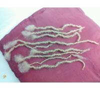Dreadlocks Fatti A Mano 4 100% Capelli Umani 12" Biondo Chiaro #613 Lunghi