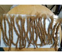 Dreadlocks Fatti A Mano In 100% Capelli Umani 15 Circa 6'' 1/4" Spessi Biondi