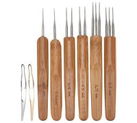 Dreadlocks Ouncinet Bamboo Handle Reggae Multihead Special Braid Knitting Strumento per la maggior parte delle persone