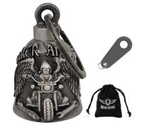 Dream Apparel Campanello da moto per motociclisti, accessori per campanello fantasma pesante e portachiavi per buona fortuna