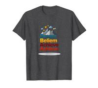 Dream Beliem Raggiungi Un Successo ispiratore in Montagna Maglietta, Uomo, Grigio Scuro, 6XL