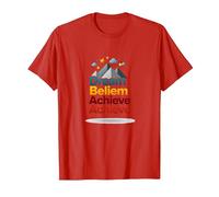 Dream Beliem Raggiungi Un Successo ispiratore in Montagna Maglietta, Uomo, Rosso, S