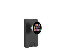 Dream Believe Achieve Cool Colorful Citazione PopSockets PopWallet per MagSafe