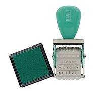 Legami - Timbro Girevole con Tampone Inchiostro, Just my Type, 3,7x7,8 cm, 12 Diversi Messaggi, Manico in Plastica, Stampino in Gomma Morbida, Stampa istantanea