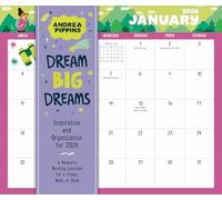 Dream Big Dreams Magnetic Wall Calendar 2026