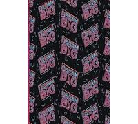 "Dream Big" In Retro Style, Neon Colours ,Funky Cover : Motivational Notebook By SoulDesign: 150 Pages/College Ruled/6" X 9"