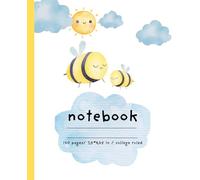 Dream Big, Little Bee! - Motivational Notebook for Kids & Adults: Inspiring Journal with 120 Lined Pages (7.5 x 9.25 in) - Cute Bee Design, Positive ... Perfect Gift for School, Work & Creativity