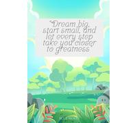 Dream Big, Start Small - Squared Notebook with 100 Pages: Your perfect companion for goals, ideas, and creative planning