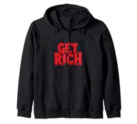 Dream Big with Get Rich Speech Outfit per ragazzi e ragazze Felpa con Cappuccio