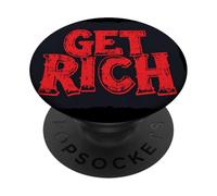Dream Big with Get Rich Speech Outfit per ragazzi e ragazze PopSockets PopGrip Adesivo