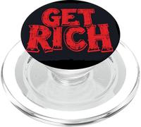 Dream Big with Get Rich Speech Outfit per ragazzi e ragazze PopSockets PopGrip per MagSafe
