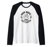 Dream Big Work Hard Inspirational Citazione Maglia con Maniche Raglan