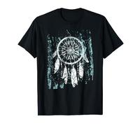 Dream Catcher Feathers Tribal Native American Boho Arazzo Maglietta