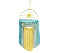 Dream Catcher - Sunset | Macrame muro muro | Decorazioni per la casa fatte a mano in cotone bohémien | Boho Macrames | decorazione di pareti arazzi di filo per dormitorio, came