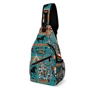 Dream Catcher Western Southwest Mesas Ethnic Aztec Horse Art Donna Uomo Borsello Tracolla Multitasche Sling Bag Casual Borsas A Spalla Per Viaggio Lavoro Trekking
