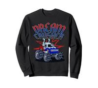 Dream Crusher Red White And Blue USA Monster Truck Felpa