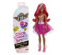 Dream Ella Change Doll-Pink Barbie MGA's Fate cambiano Colore-Giocattolo da Collezione-Bambola da 29 cm con 7 sorprese-Include Parrucca, Gonna, Stivali e Altro-età: 3+ Anni-Yasmin, Rosa, 578024C3