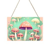 Dream Fungo Quadro rettangolare a pannello. 20,3 x 30,5 cm. Elegante decorazione da parete moderna per la casa per migliorare il tuo spazio.