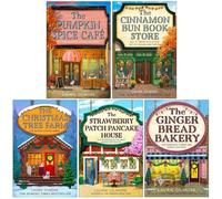 Dream Harbor Series by Laurie Gilmore 5 Books Collection Set (The Pumpkin Spice Cafe, The Cinnamon Bun Book Store, The Christmas Tree Farm, Strawberry Patch Pancake House & Gingerbread Bakery)