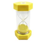 Dream HorseX Timer a Clessidra, Sabbia Timer Orologio Ornamento,Timer per bambini, Sabbia Timer, Time Management Set Home Office Decor Regalo, 10 minuti, Giallo