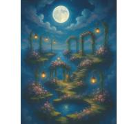 Dream Journal - Pathway Beneath the Moon: Track Your Dreams, Emotions, and Interpretations - 100 Pages