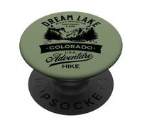 Dream Lake Rocky Mountain National Park Colorado Escursione Design PopSockets PopGrip Adesivo