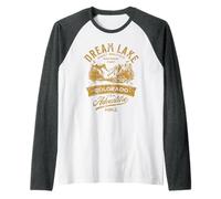 Dream Lake Rocky Mountain National Park Design in difficoltà Maglia con Maniche Raglan