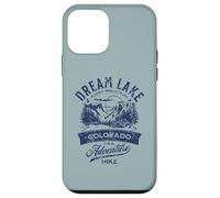 Dream Lake Rocky Mountain Parco Nazionale Distressed Design Custodia per iPhone 12 mini
