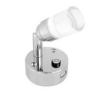 Dream Lighting Faretti LED 12v Camper Lampada da Lettura per Interni con Interruttore USB Luce Blu e Bianca Caravane Barca Illuminazione