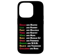 Dream Like Martin, Lead Like Harriet regalo su Black History Custodia per iPhone 14 Pro