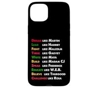 Dream Like Martin, Lead Like Harriet regalo su Black History Custodia per iPhone 15 Plus
