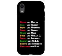 Dream Like Martin, Lead Like Harriet regalo su Black History Custodia per iPhone XR