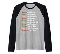 Dream Like Martin, Lead Like Harriet regalo su Black History Maglia con Maniche Raglan