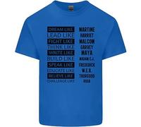Dream Like Nero Vive Materia Storia Mese T-Shirt Ragazzi Ragazze
