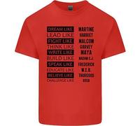 Dream Like Nero Vive Materia Storia Mese T-Shirt Ragazzi Ragazze