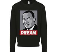 Dream Martin Luther King Black Lives Matter Uomo Felpa