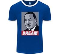 Dream Martin Luther King Black Lives Matter Uomo Ringer T-Shirt FotL