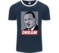 Dream Martin Luther King Black Lives Matter Uomo Ringer T-Shirt FotL