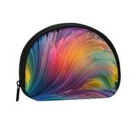 Dream - Mini portamonete colorato, con cerniera, per riporre monete, chiavi, monete, oggetti di piccole dimensioni, Nero , Taglia unica, Portamonete