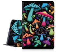 Dream Mushroom Custodia per iPad 9a/8a/7a generazione 10,2" 2021/2020/2019, custodia pieghevole in pelle PU antiurto con funzione di accensione/spegnimento automatico per iPad 10,2 pollici