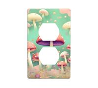 Dream Mushroom Duplex Wall Panel Kit, 11,4 x 7 cm, copertura presa elettrica per interruttore presa luce (1 pezzo)