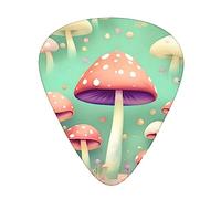 Dream mushroom i 12 plettri per chitarra includono tre plettri: sottili, medi e pesanti. Adatto per chitarre elettriche, acustiche e bassi di tutti i punti di forza