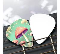 Dream Mushroom - Set di plettri per chitarra (sottile/medio/spesso), ampiamente compatibile con tutti i tipi di strumenti a corda,