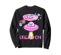 Dream On Alien Donut UFO Candy Planet Kawaii Estetica Felpa